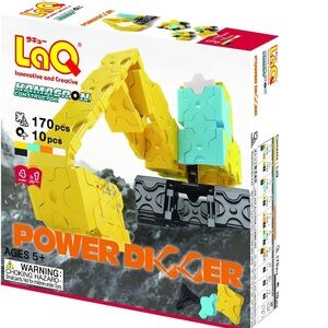 Made in JAPAN LaQ Hamacron Power Digger 4 in one toy